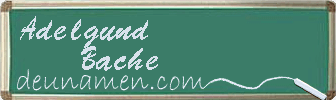 Adelgund Bache Visitenkarte